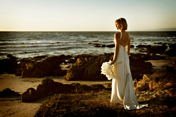 Pebble Beach a perfect backdrop This bride had her wedding at Spanish Bay 
